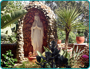 Maria-staty, Mount Carmel, Israel 2007
